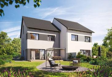 Exklusives Doppelhaus - Partner gesucht Hochwertiger Neubau mit Hanse Haus | KfW 40 | Top-Ausstattung