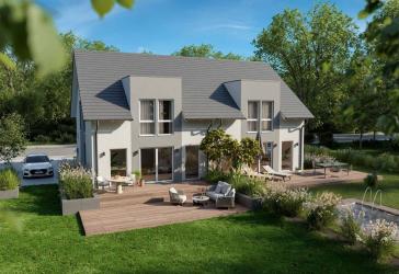 Modernes Doppelhaus in Kamen-Altenmethler - Individuell projektiert