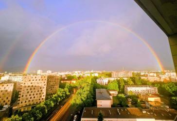 Wohnung im 12. Stock mit Panoramablick über Freiburg