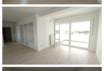 Erstbezug nach Kernmodernisierung und Penthouse-Gefühl: Barrierearme 3-Zimmer-Wohnung im 6. Stock mit Traumausblick, Küche & Bad neu