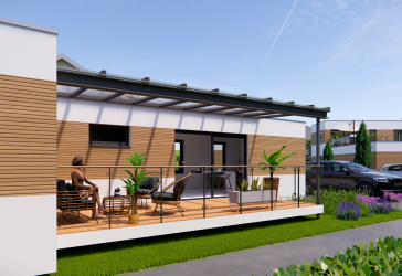 NEUBAUPROJEKT I T-Cube I Moderne Holzmodulhäuser in Ernsgaden