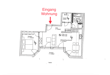2,5 Zimmerwohnung in ruhiger Lage