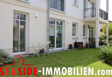 Kühlungsborn-Ost: Traumhafte, barrierearme 3-Zimmer-Gartenwohnung in Bestlage