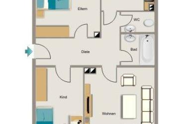 3-Zimmer-Wohnung in Leverkusen Schlebusch