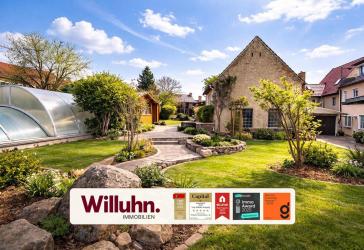 1-3-Familienhaus mit großem Grundstück, Pool, Garagen | Zahlreiche Nebengelasse für Hobby & Gewerbe