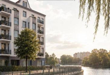 Vermietete Altbauwohnung in Berlin-Moabit mit Spreeblick