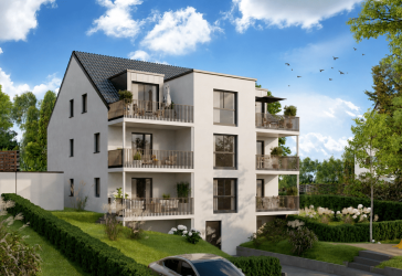 Neubau in Regensburg-Neuprüll | Großzügige 3-Zimmer-Wohnung mit Balkon W.04
