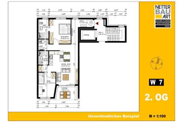 Fürth, Holzstr. 55, Whg. 7, moderne Neubauwohnung