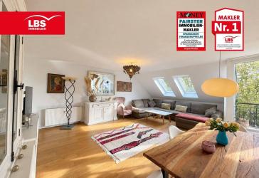 Lichtdurchflutete 4-Zimmer-DG-Wohnung, 115 m² mit Loggia & Stellplatz