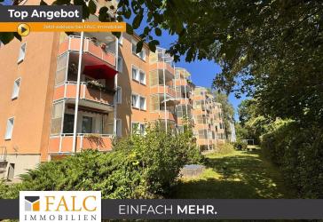 3-Raum-Wohnung mit guter Anbindung, herrlichem Ausblick und günstigem Preis (Kaufpreisfaktor 18,62!)