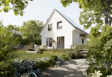Raumwunder 90, Preis inkl. Grundstück, massiv gebaut