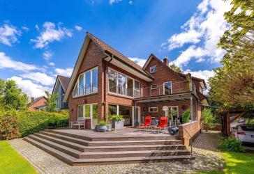 Charmantes Rotklinker-Einfamilienhaus in ruhiger Sackgassenlage mit Südwest-Ausrichtung nahe Golfplatz