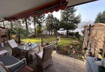 Für ANLEGER!!! 3-Zi.-Whg. mit Terrasse, eigenem Garten und Garage / solide vermietet seit Jahrzehnten