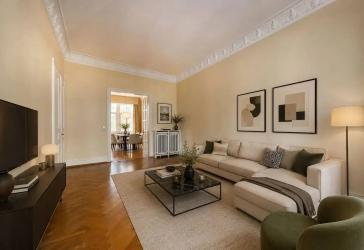 Provisionsfrei vom Eigentümer: 6-Zimmer-Altbauetage im Westend, ca. 175 m², Balkon & Loggia