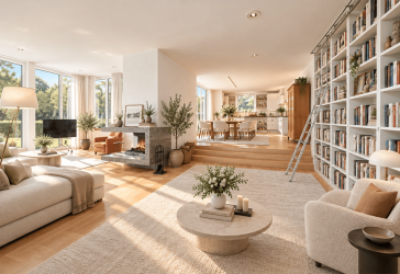 EXKLUSIVE ARCHITEKTENVILLA mit tlw. Seeblick- 300 Meter zum Wasser