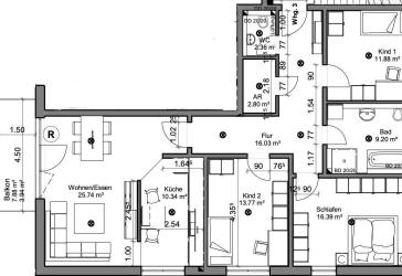 Erstbezug: Großzügige 4-Zimmer-Neubauwohnung mit Balkon & 2 Stellplätzen