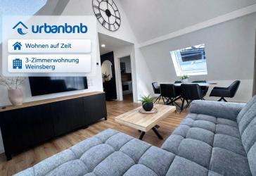 Große möblierte Wohnung in Weinsberg - Wohnen auf Zeit