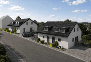 Doppelhäuser im Winterleitenweg in Höchberg, Ihr neues Zuhause in moderner Holzständerbauweise.