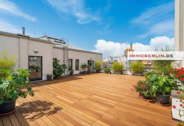 IMMOBERLIN.DE - Sensationelles Penthouse mit Galerie & großer Sonnenterrasse am Potsdamer Platz