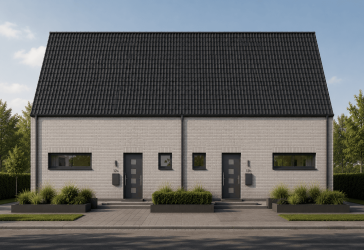 Moderne Neubau-Doppelhaushälfe mit Kaufgrundstück in attraktiver Lage von Südlohn!