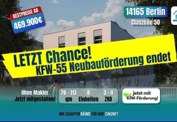 ++DAUERNIEDRIGPREIS++ ZINS-/MIET-/ENERGIESPAREND 3 ZKB mit KfW 100.000€-Darlehen