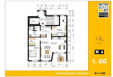Fürth, Holzstr. 55, Whg. 4, moderne Neubauwohnung