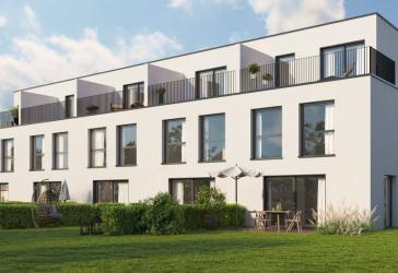 Provisionsfreie Neubau-Reihenhäuser in Sambach mit Garten und Dachterrasse
