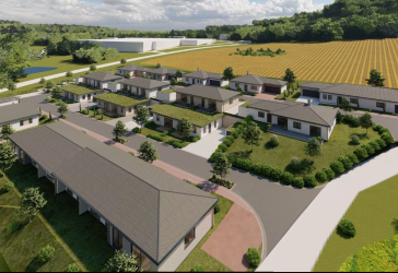 KfW 55 - Neubau Service Bungalows - Geiselbach