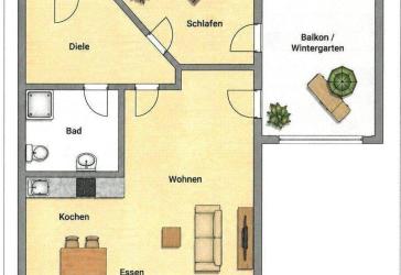 Ein Leckerbissen für Kapitalanleger! Stadtnahe ETW 39 m², inkl.Wintergarten