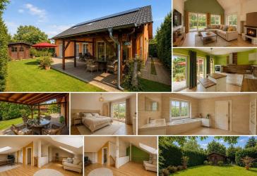 Stilvolles Einfamilienhaus mit Galerie, Kamin & traumhaftem Garten