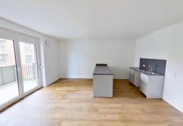 Weitläufige 4-Zimmer-Wohnung mit Balkon, EBK und 2 Badezimmern im Neubauquartier FIELD 4