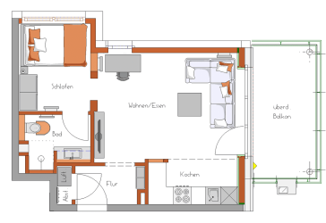 Wohnung im Nibelungenhain - Regensburg