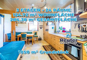 Reuter Immobilien Großzügiges Wohnhaus mit Werkstatt, 3 Garagen, viel Lager & 1.050 m² Grundstück bei Jena