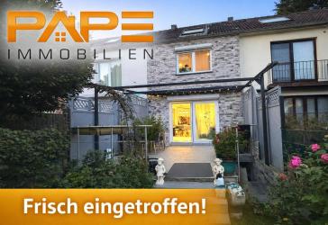 Sofort einziehen! Modernisiertes Reihenmittelhaus mit Keller und kleinem Garten in Norderstedt