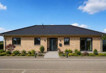 Neubau-Bungalow ca. 145 m² mit 5 Räumen - Wohnkomfort auf einer Ebene -- in unverbaubarer Bestlage