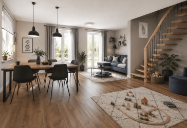 Karben: Alles inklusive & bezugsfertig - moderne Neubau-Doppelhaushälfte mit S-Bahn-Anschluss