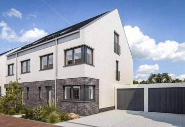 Neubau-Doppelhaushälfte mit sonniger Terrasse