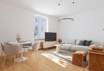 Provisionsfrei: 3-Zimmer-Balkonwohnung im Hochparterre eines kernsanierten 4-FH, Weimar Nordvorstadt