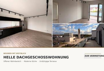 2,5-Zi-DG-Whg. umlaufende Dachterrasse & Stellplatz in Kerpen Manheim ab sofort zu vermieten