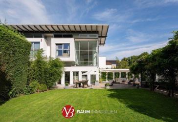 Einzigartige Bauhaus-Villenhälfte in Alt-Meererbusch
