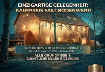 TOP-Gelegenheit , Magdeburg Hopfengarten mit großem Grundstück
