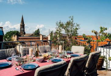 Engel & Völkers - Penthouse mit großer Aufdachterrasse mit Panoramablick über Mitte