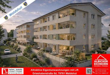 Neubau Waldshut - 3,0 Zimmerwohnung Erdgeschoss mit Lift