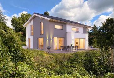 Modernes Architektenhaus mit Flachdacherker in Ammerbach