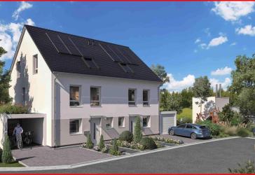 Neubau Erstbezug, 1 - Familienhaus als Reihenendhaus mit kleinem Garten