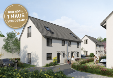 Nur noch 1 Haus verfügbar | 5,5 Zimmer | Garten | KfW 40 QNG