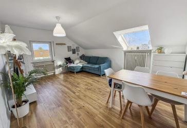 Kapitalanleger aufgepasst - Vermietete 3-Zimmer-Dachgeschosswohnung in Inningen