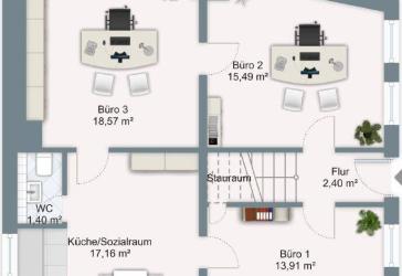 Zentralität ist Trumpf! Büroeinheit in Hennef in Bahnhofsnähe