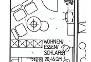 1-Zi-Wohnung in Flein - ruhiger Anlage mit Terrasse