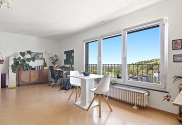 Wunderschöne Aussicht vom 13. Stock: 1-Zimmer-Wohnung in zentraler Lage-Stetten.